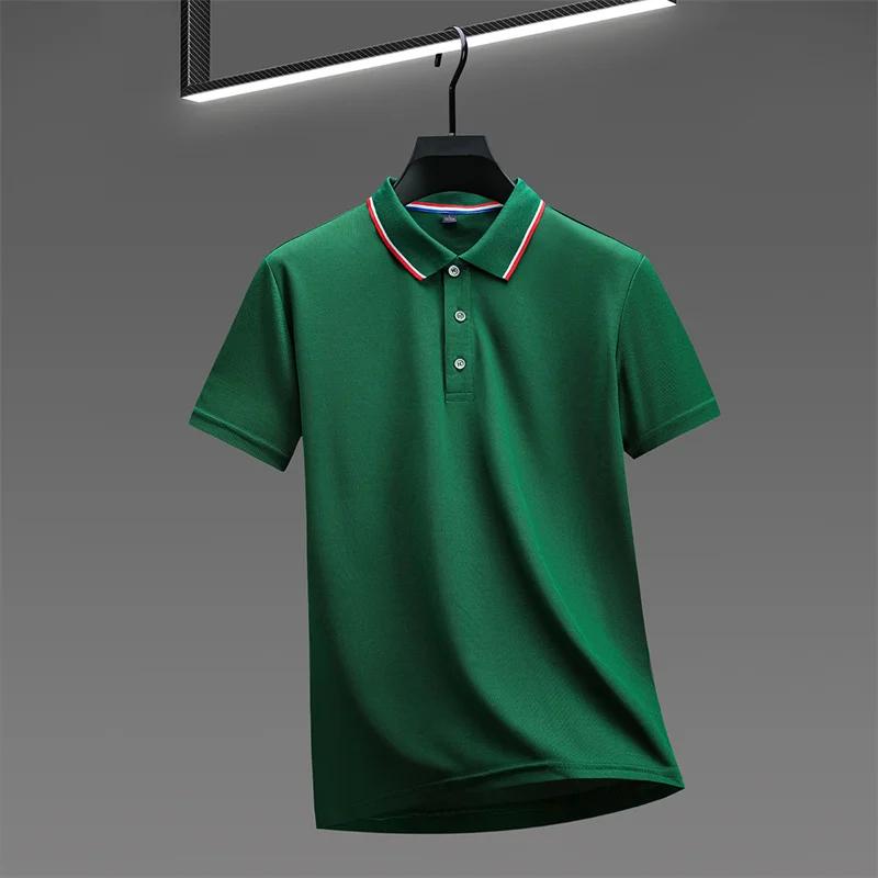 Sports Shirt Mens Casual Solid Color Short Sleeve Polo Shirt 2026 Summer Fashionable Comfortable Versatile Top