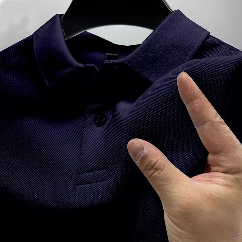 Sports Shirt 2026 New Hot Sale Mens Summer Casual Breathable Comfortable Polo Shirt Mens Solid Color High Quality