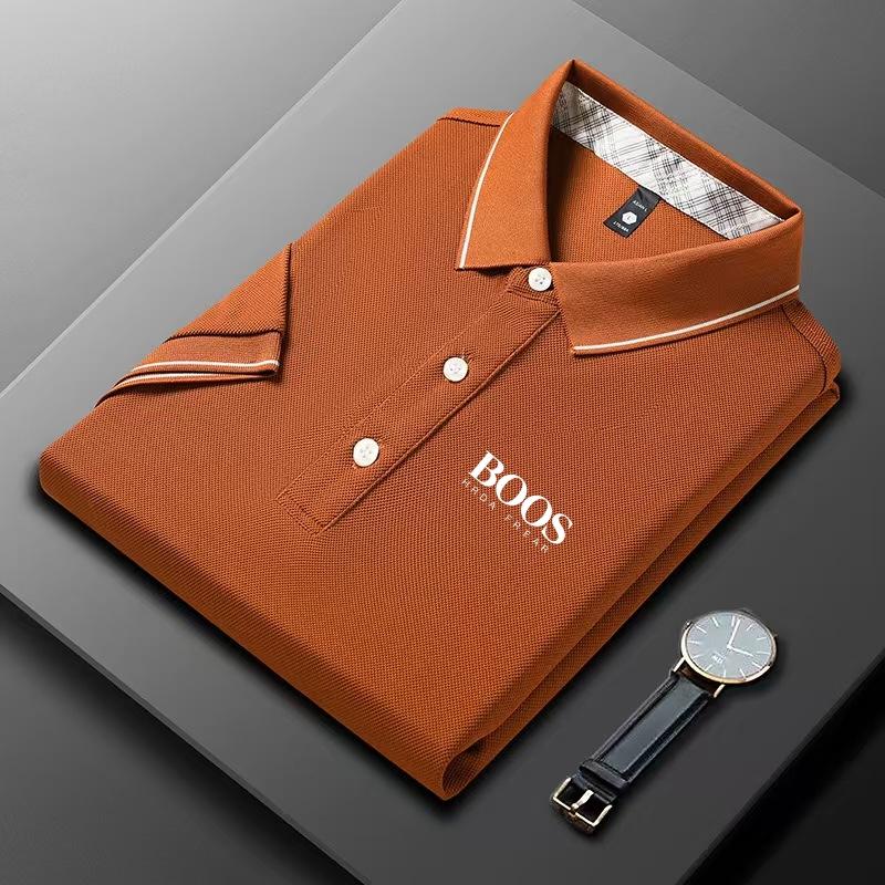Sports Shirt New Style Embroidered Mens High-end Summer Loose Short-sleeved POLO Shirt Casual and Fashionable Top