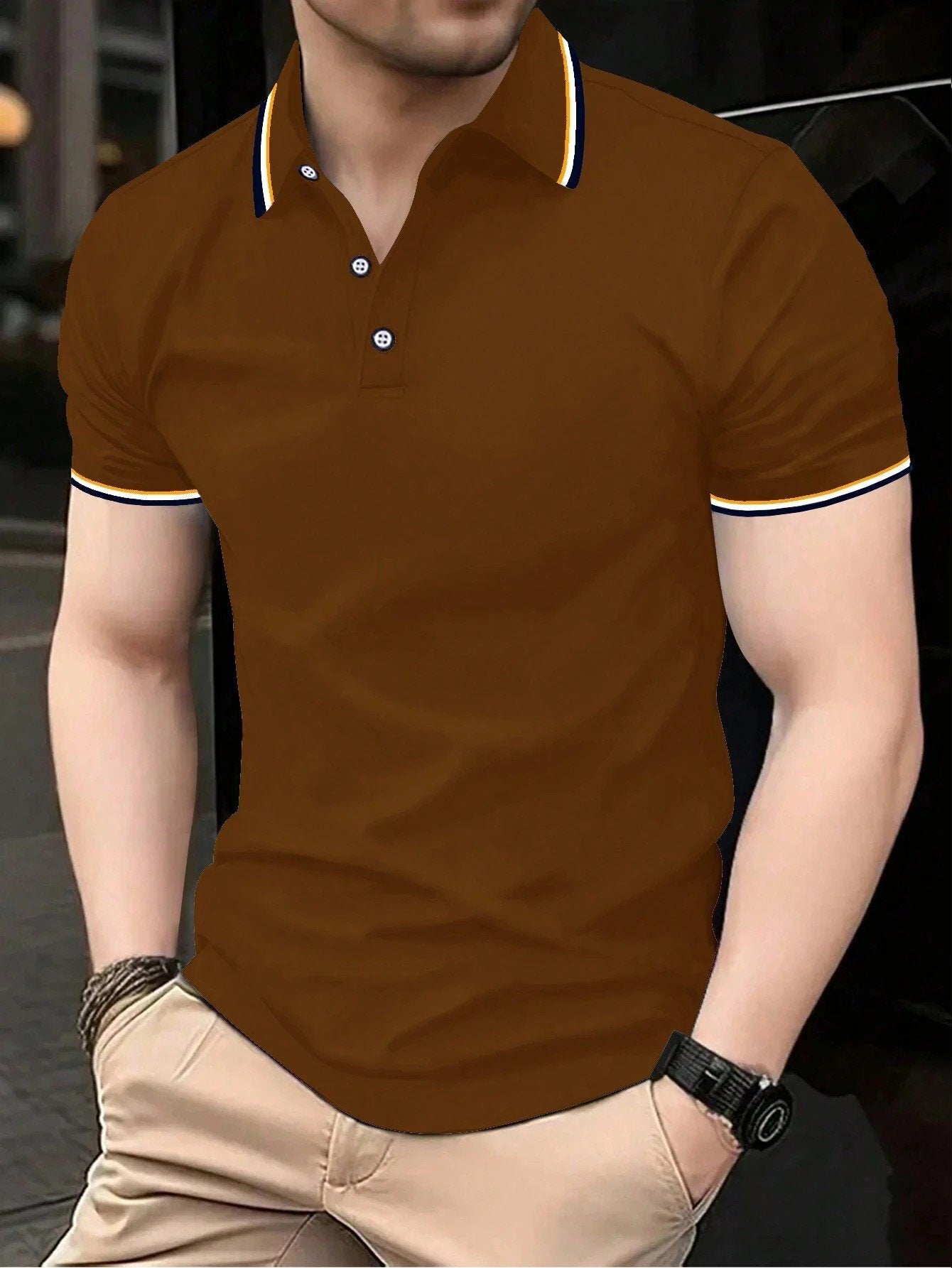 Sports Shirt 2026 Summer Mens Polo Shirt - 3D Printed Design Breathable Lightweight Thin Casual Simple Outdoor