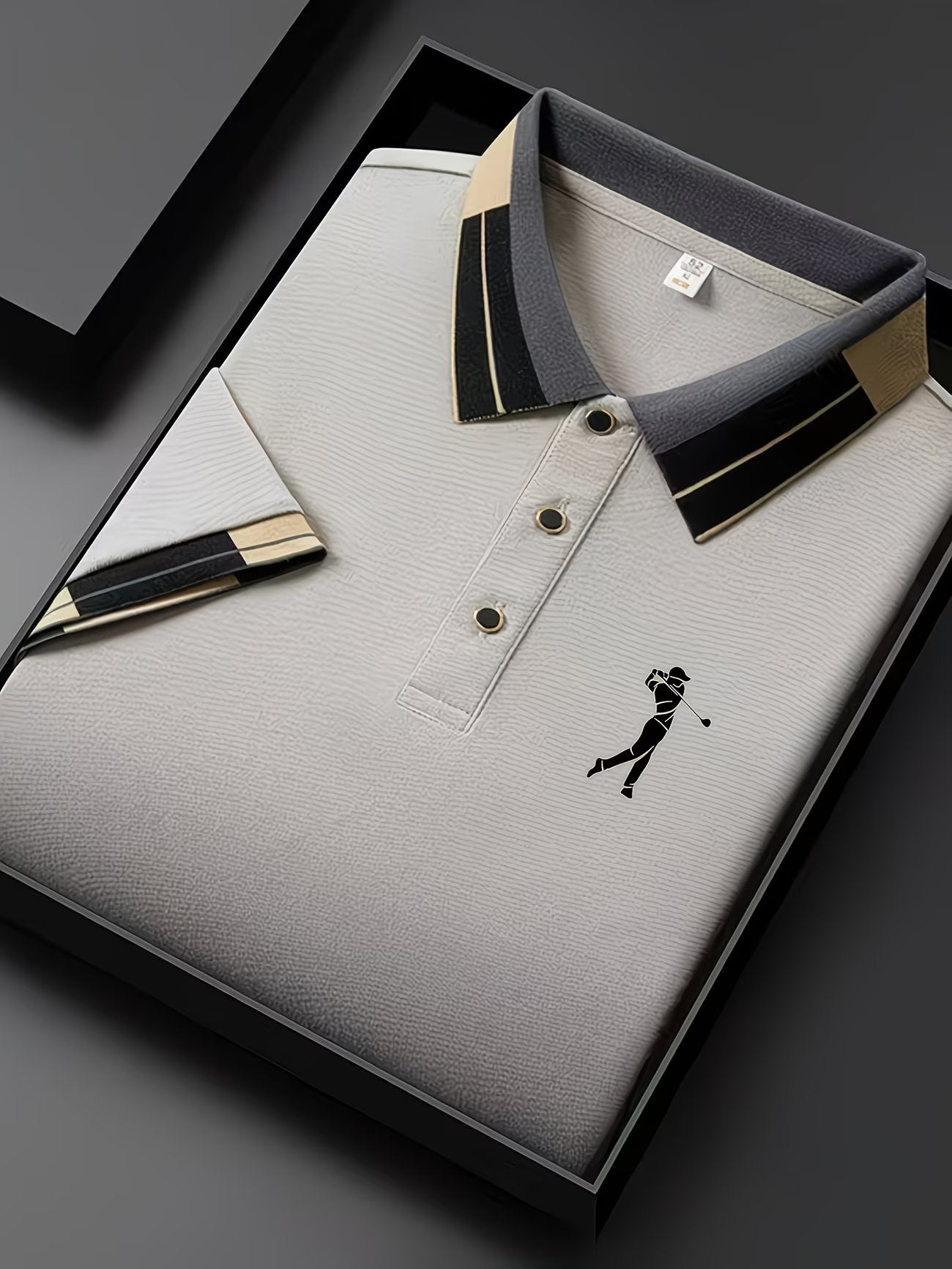 Sports Shirt Mens Summer Business Casual Polo Shirt Short Sleeve Flip Collar Breathable T-Shirt Comfortable