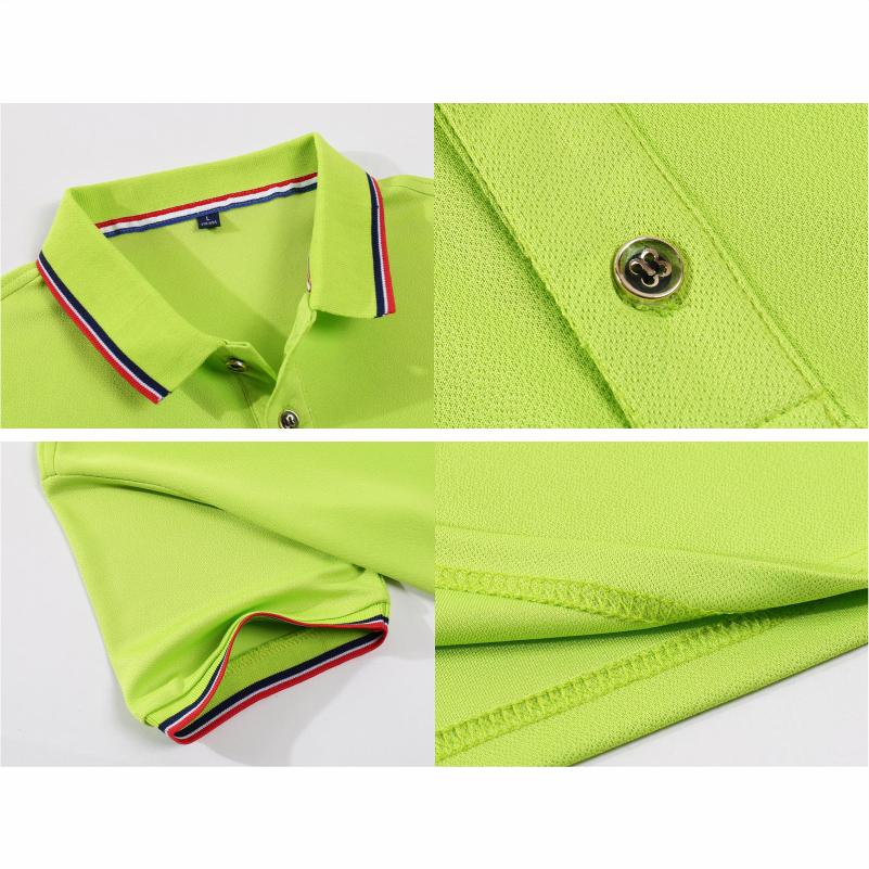 Sports Shirt Cross Border Short Sleeved Polo From Europe Popular Summer Casual Lapel Large Size High-Quality