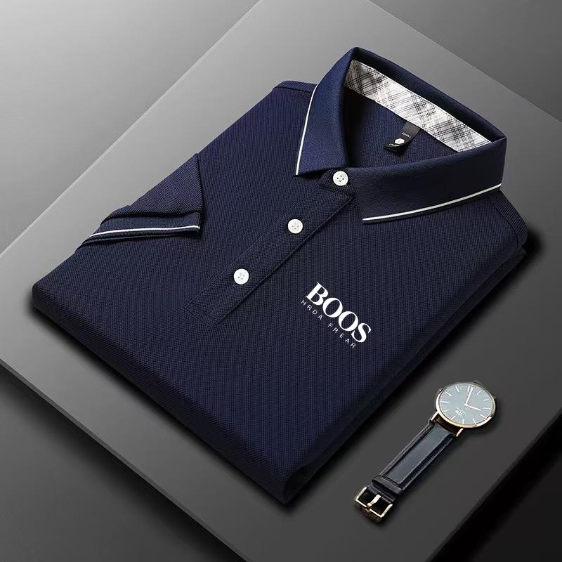 Sports Shirt New Style Embroidered Mens High-end Summer Loose Short-sleeved POLO Shirt Casual and Fashionable Top