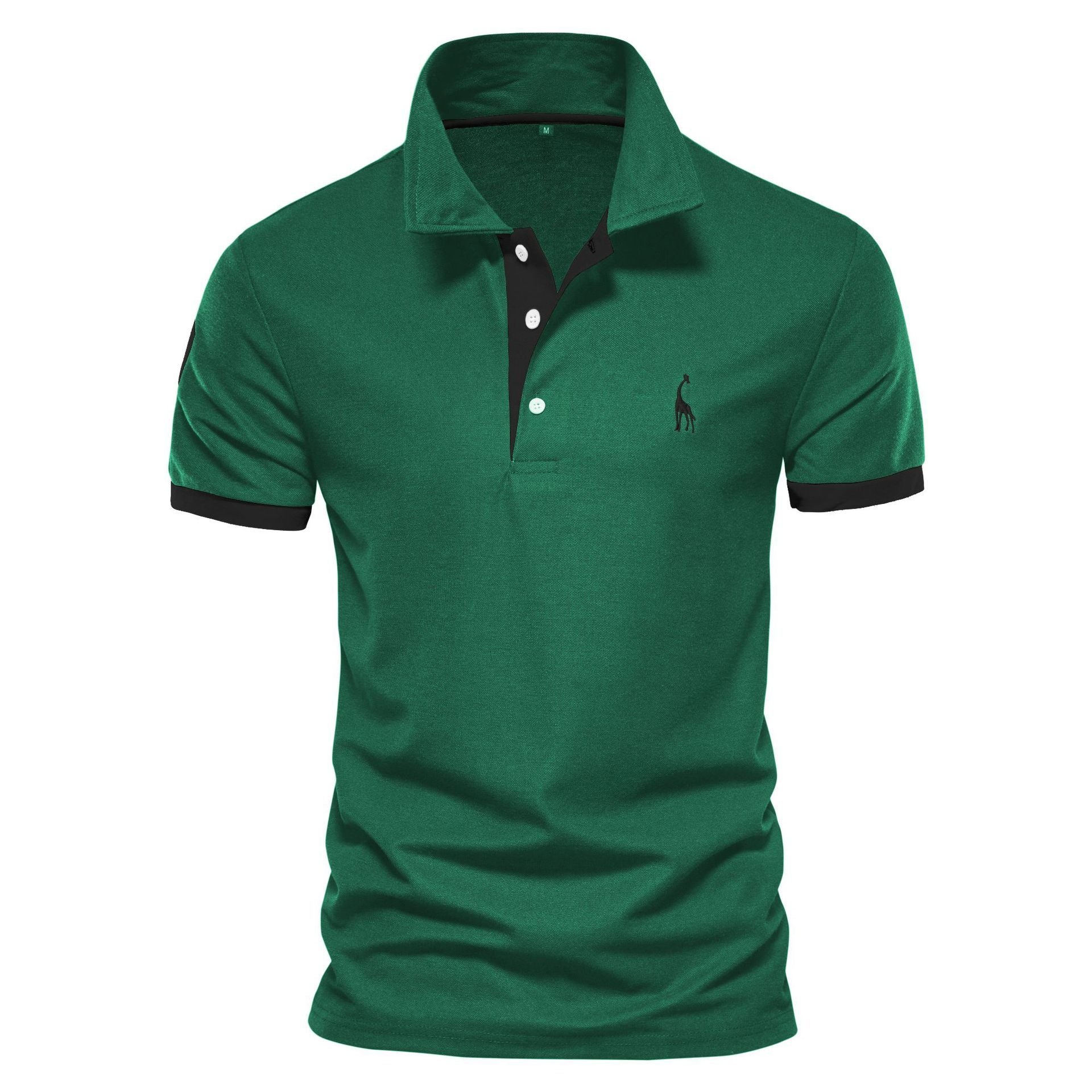 Sports Shirt Mens soft and breathable fashionable short-sleeved polo shirt for casual wear embroidered golf shirt