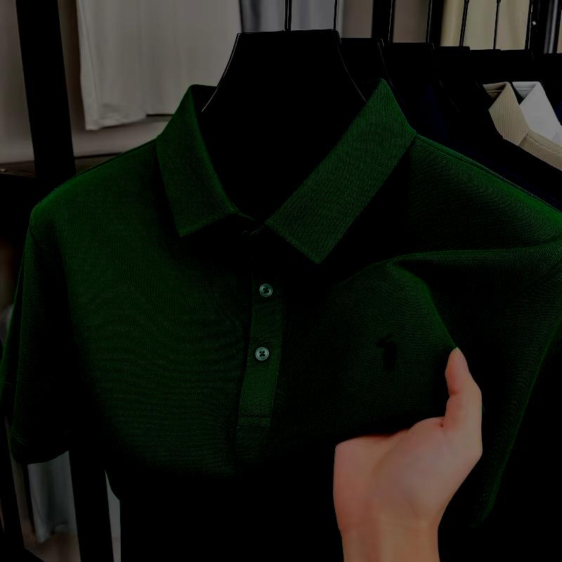 Sports Shirt 2026 Mens premium summer polo shirt quick drying breathable casual business fashion sports short