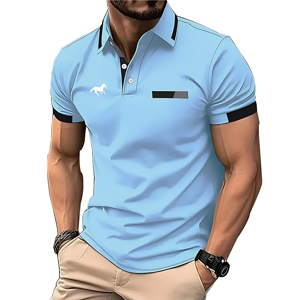 Sports Shirt 2026 Summer Mens Polo Shirt - 3D Printed Design Breathable Lightweight Stylish and Fashionable