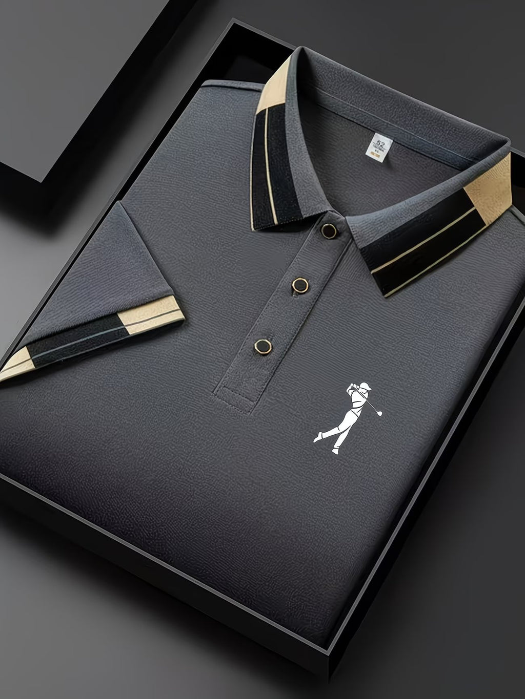 Sports Shirt Mens Summer Business Casual Polo Shirt Short Sleeve Flip Collar Breathable T-Shirt Comfortable