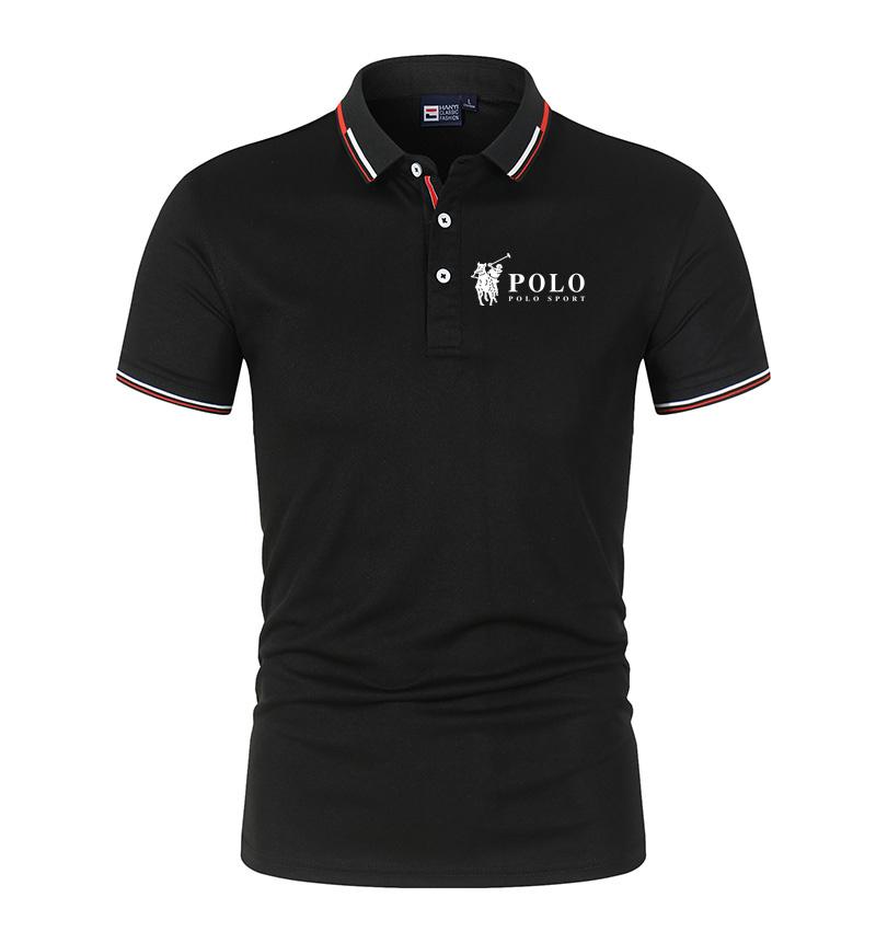 Sports Shirt Mens premium summer polo shirt quick drying breathable casual business fashion sports short sleeved