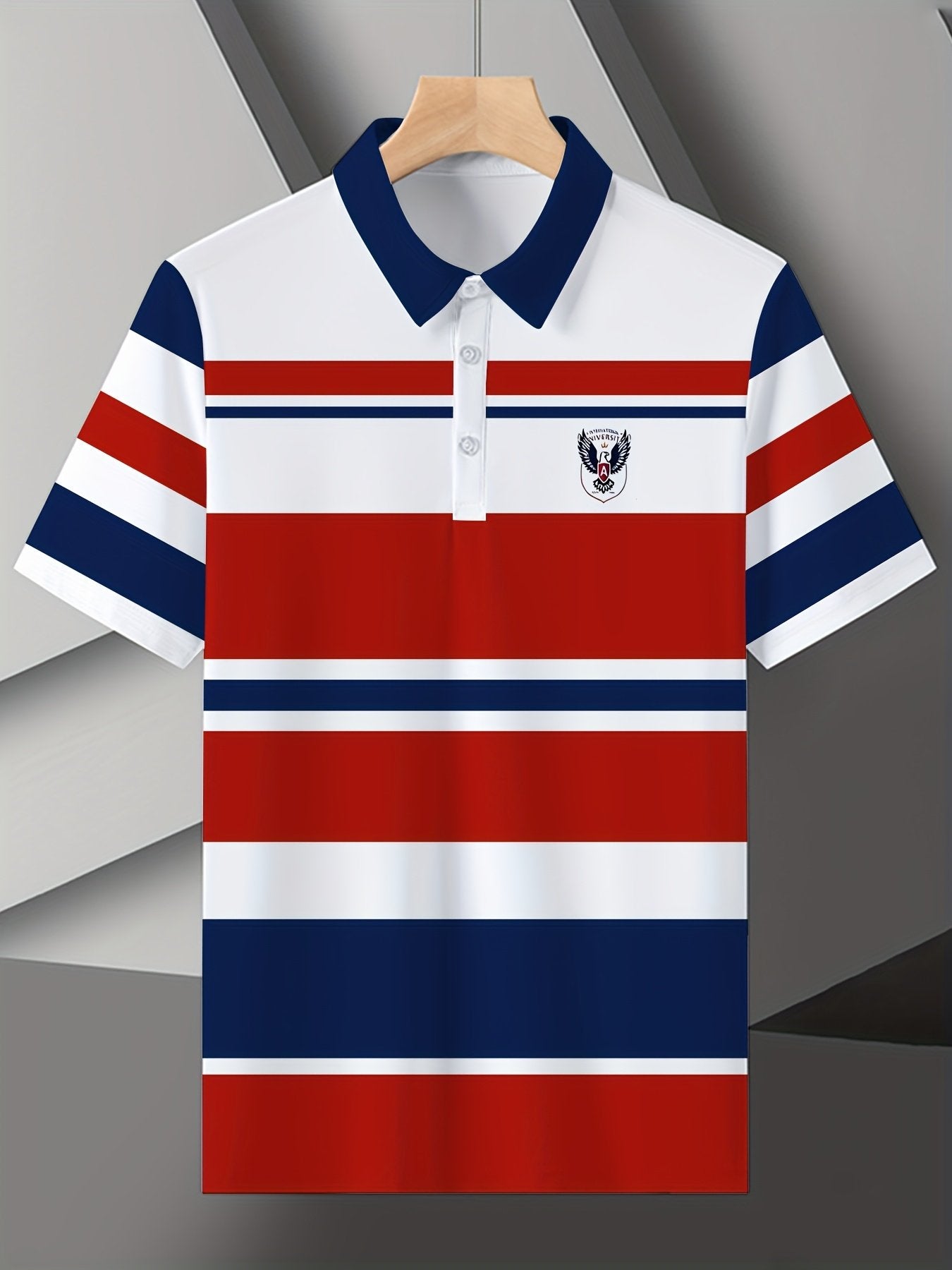 Sports Shirt 2026 Model Mens Business Polo Shirt - Comfortable and Breathable 3D Printed Suitable for All Seasons