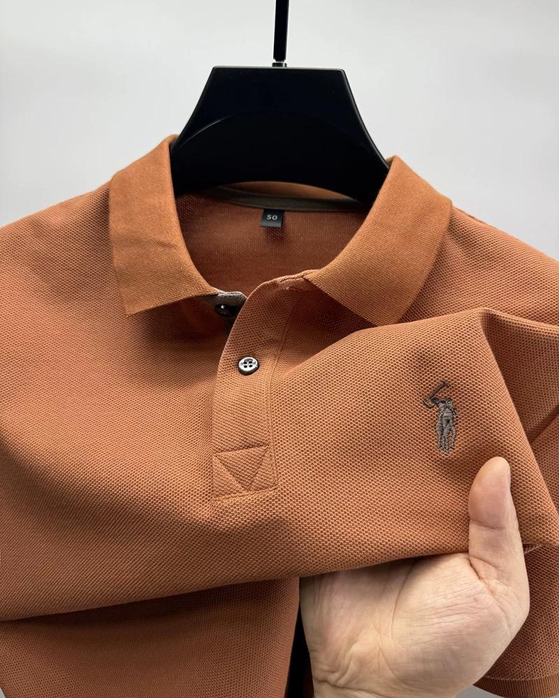 Sports Shirt High end brand 100 cotton short sleeve polo shirt mens summer fashion designer new Paul pony