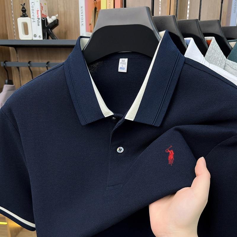 Sports Shirt 100 cotton fashionable T-shirt summer new mens short sleeve luxury custom designer brand Pony