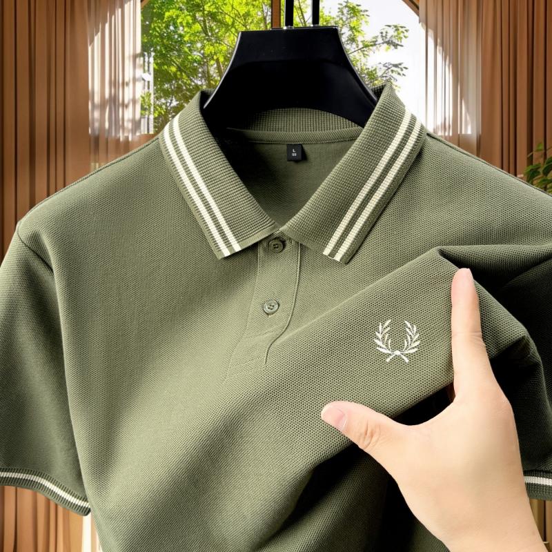 Sports Shirt 100 cotton fashion brand 2026 hot item exquisite embroidered breathable polo shirt mens daily