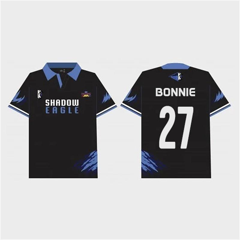 Sports Shirt 2026 Gmmtv Starlympic Futsal Shadow Eagle Short Sleeve Lapel Sports 4X100 Jersey Harajuku Fashion
