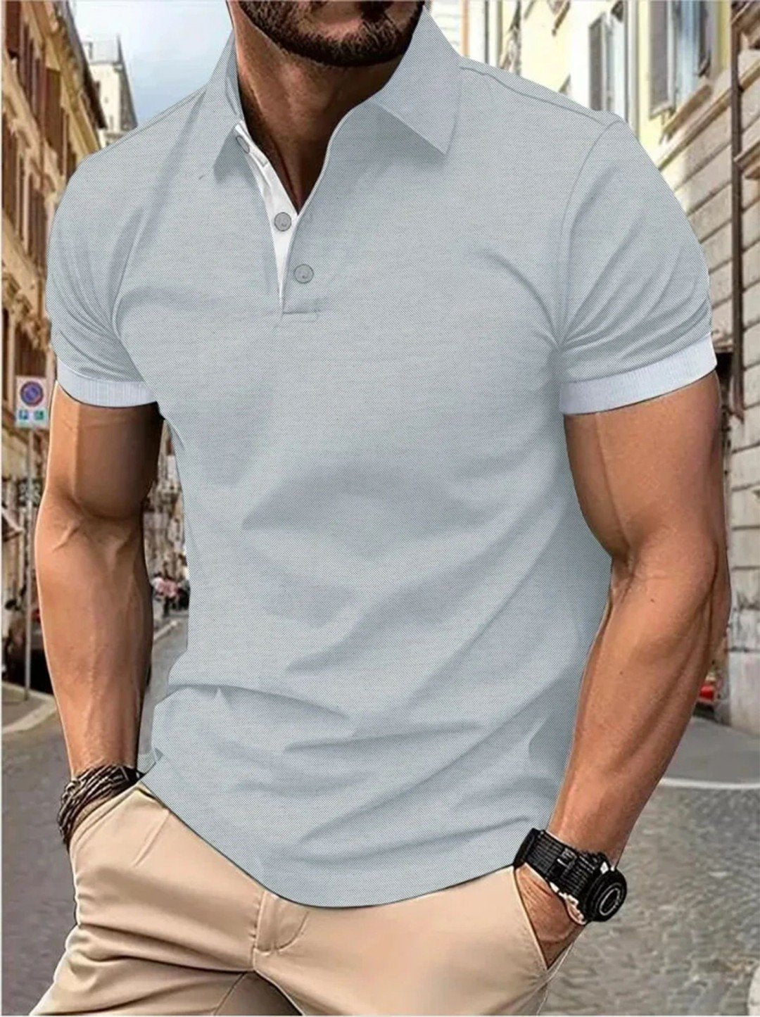 Sports Shirt 2026 Summer Mens Polo Shirt - 3D Printed Design Breathable Lightweight Thin Casual Simple Outdoor