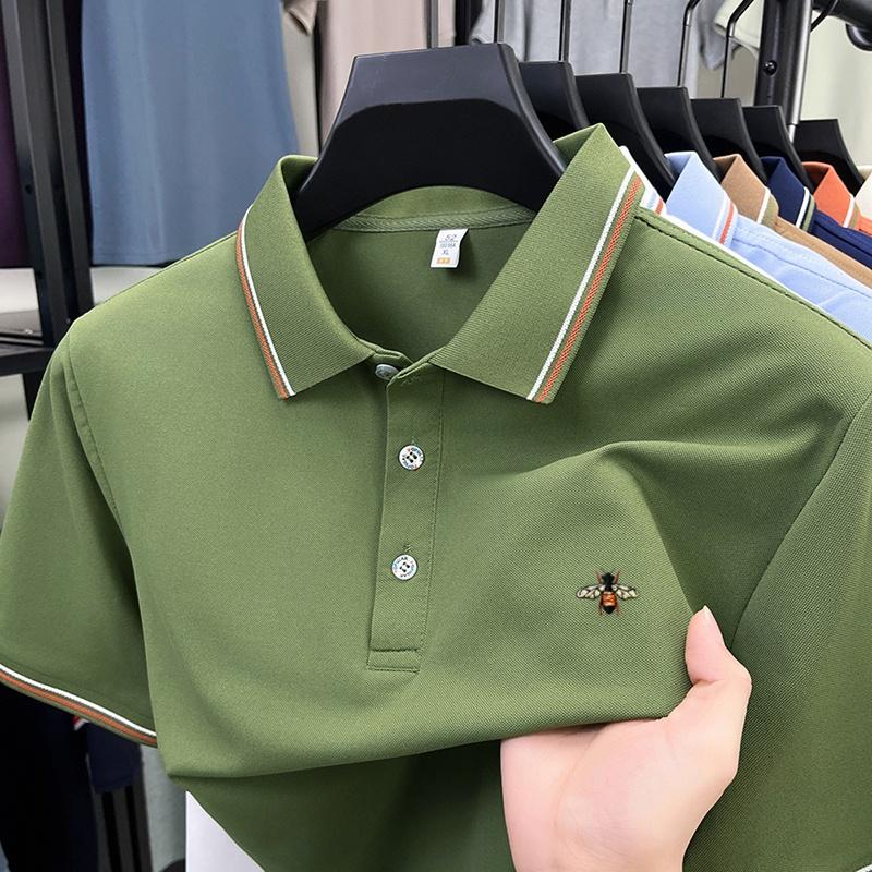 Sports Shirt 2026 Mens Summer Business Leisure Polo Shirt Summer T-shirt Trend