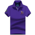 Sports Shirt Summer Polo Shirt Man Solid Plus Size Polo Shirt Men Casual Short Sleeve Lapel Button Shirt