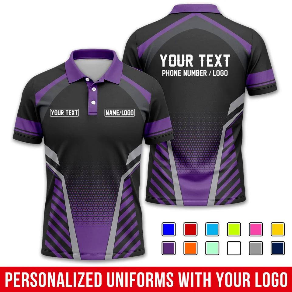 Sports Shirt Fashion Men Women Stripe Graphic Polo Shirt For Men Custom Name Text 3D Printed Polo Shirts Trend