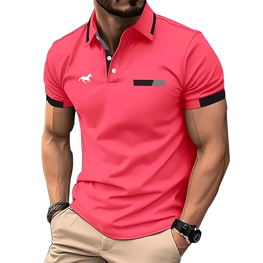 Sports Shirt 2026 Summer Mens Polo Shirt - 3D Printed Design Breathable Lightweight Stylish and Fashionable
