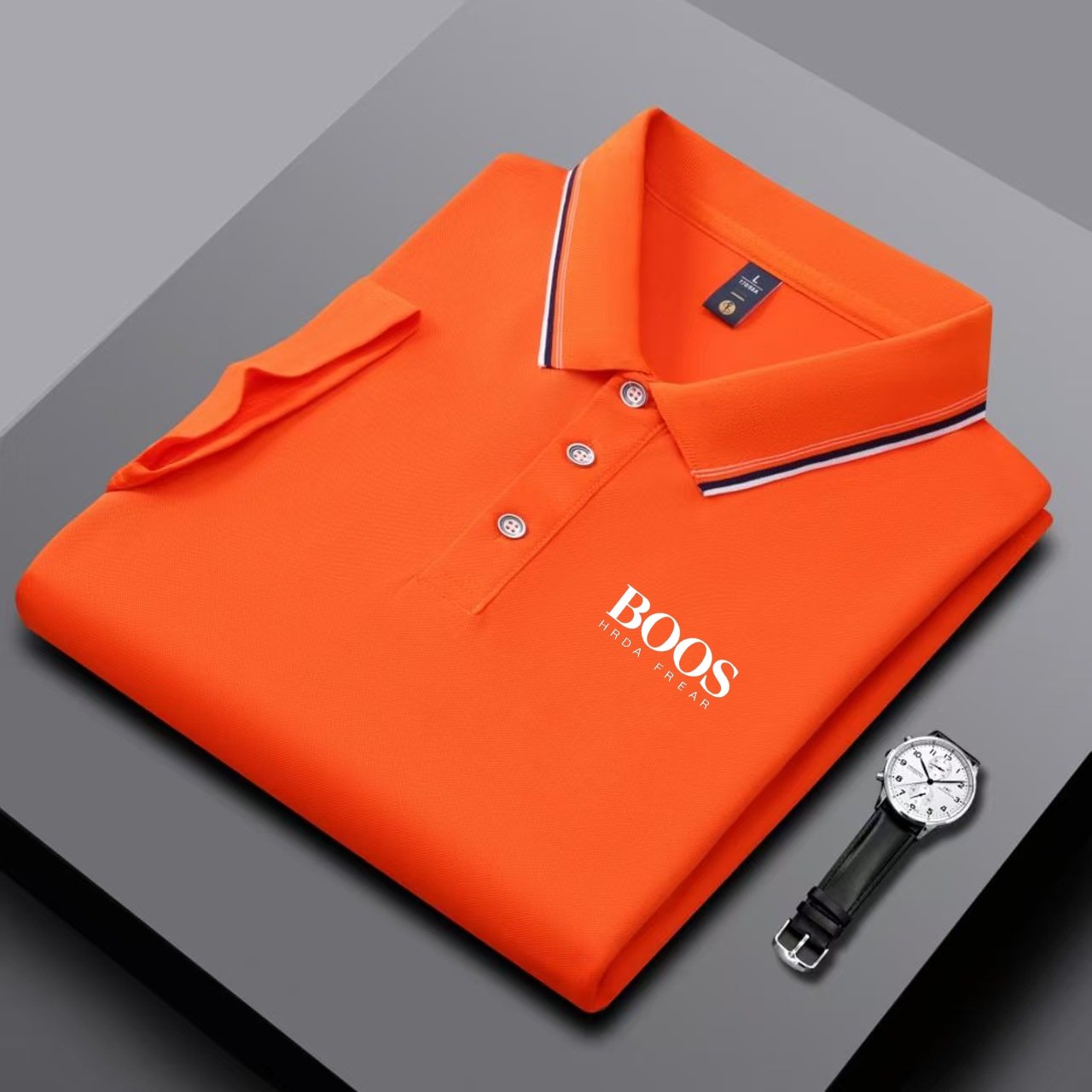 Sports Shirt Summer New Mens Short Sleeved Polo Shirt Fashion Design Golf Top Casual T-shirt