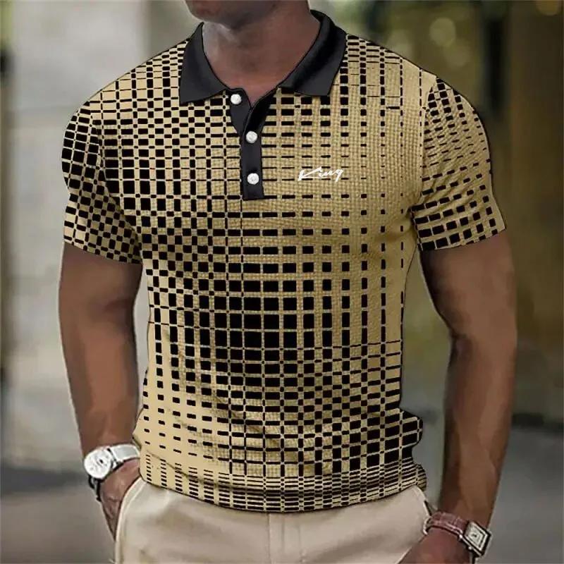 Sports Shirt Polyester Mens Polo Shirts Casual Solid Color Short Sleeve Polo Shirts for Men New Summer Desinger