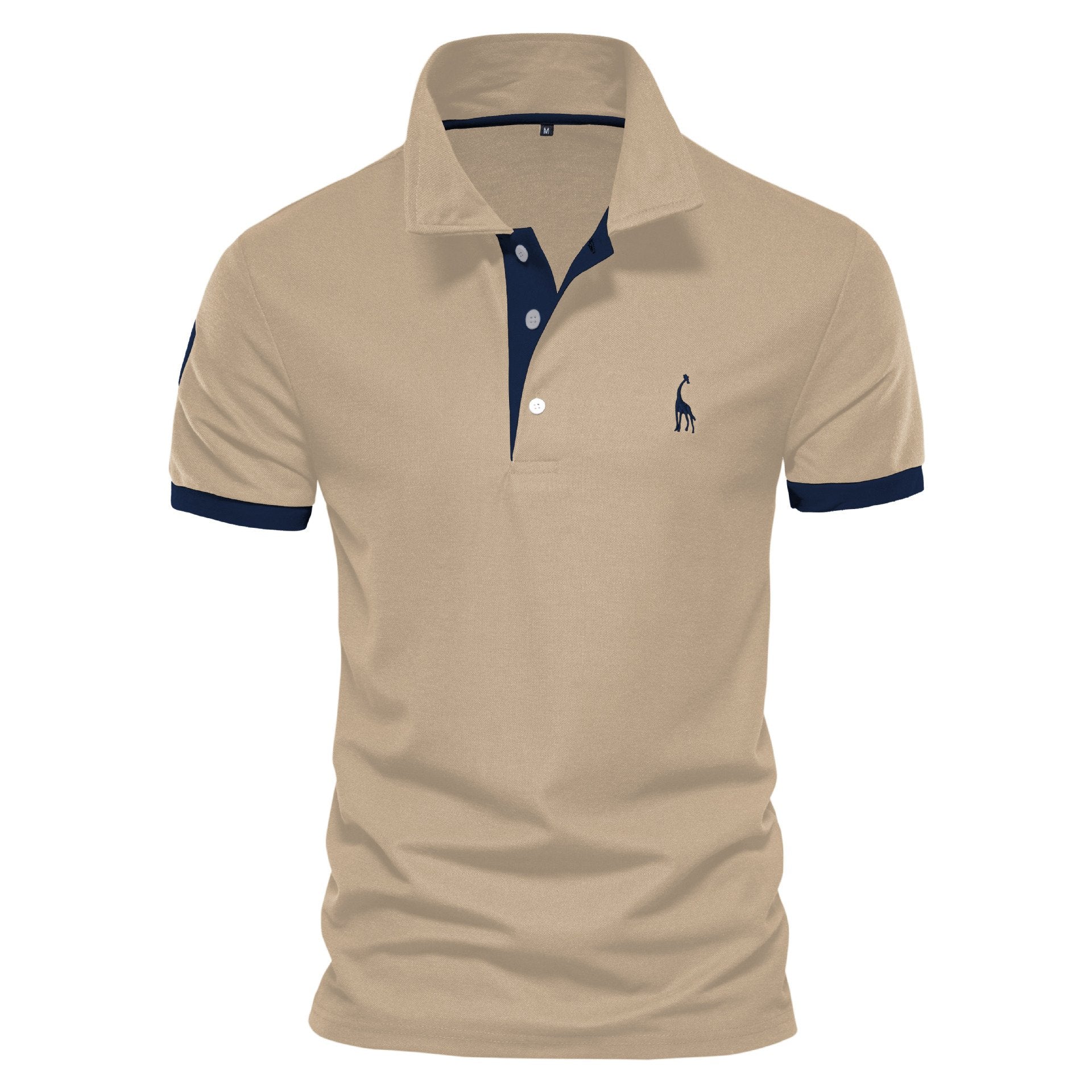 Sports Shirt Mens soft and breathable fashionable short-sleeved polo shirt for casual wear embroidered golf shirt