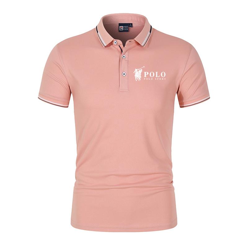 Sports Shirt Mens premium summer polo shirt quick drying breathable casual business fashion sports short sleeved