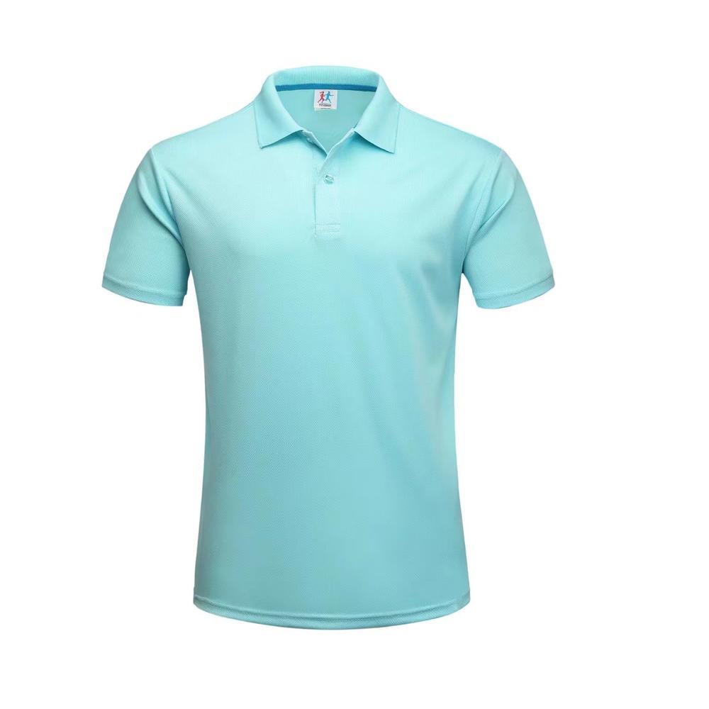 Sports Shirt Plain Dry Fit Polo T Shirts Men Breathable Polyester Golf Shirt Unisex Quick Dry Sport Collar