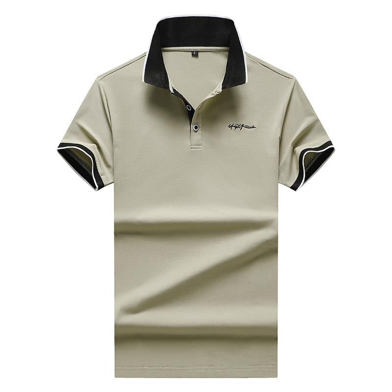 Sports Shirt Cotton Golf Polo Giraffe Shirt Men Quality Embroidery Summer Short Sleeve Polo Shirts Casual
