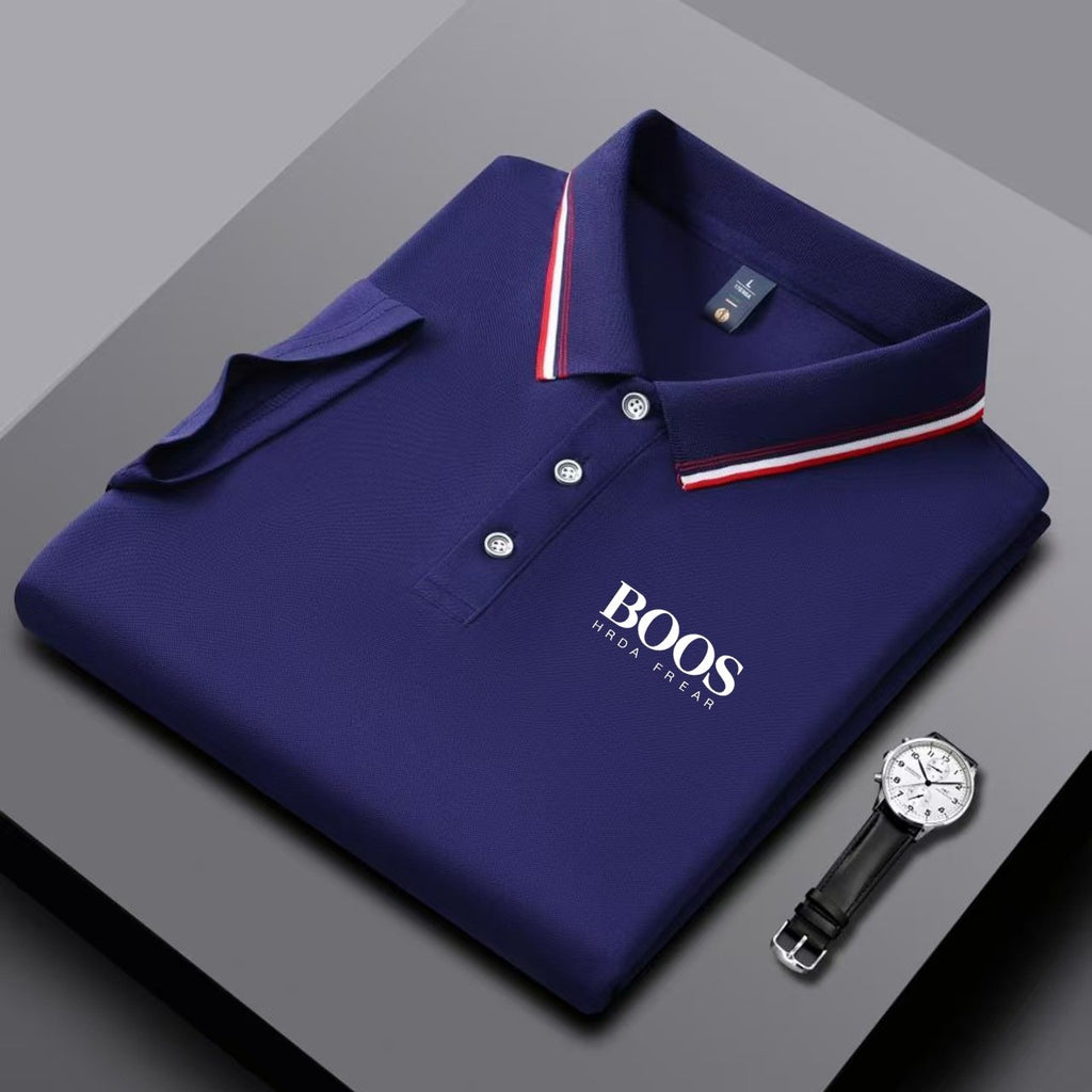 Sports Shirt Summer New Mens Short Sleeved Polo Shirt Fashion Design Golf Top Casual T-shirt