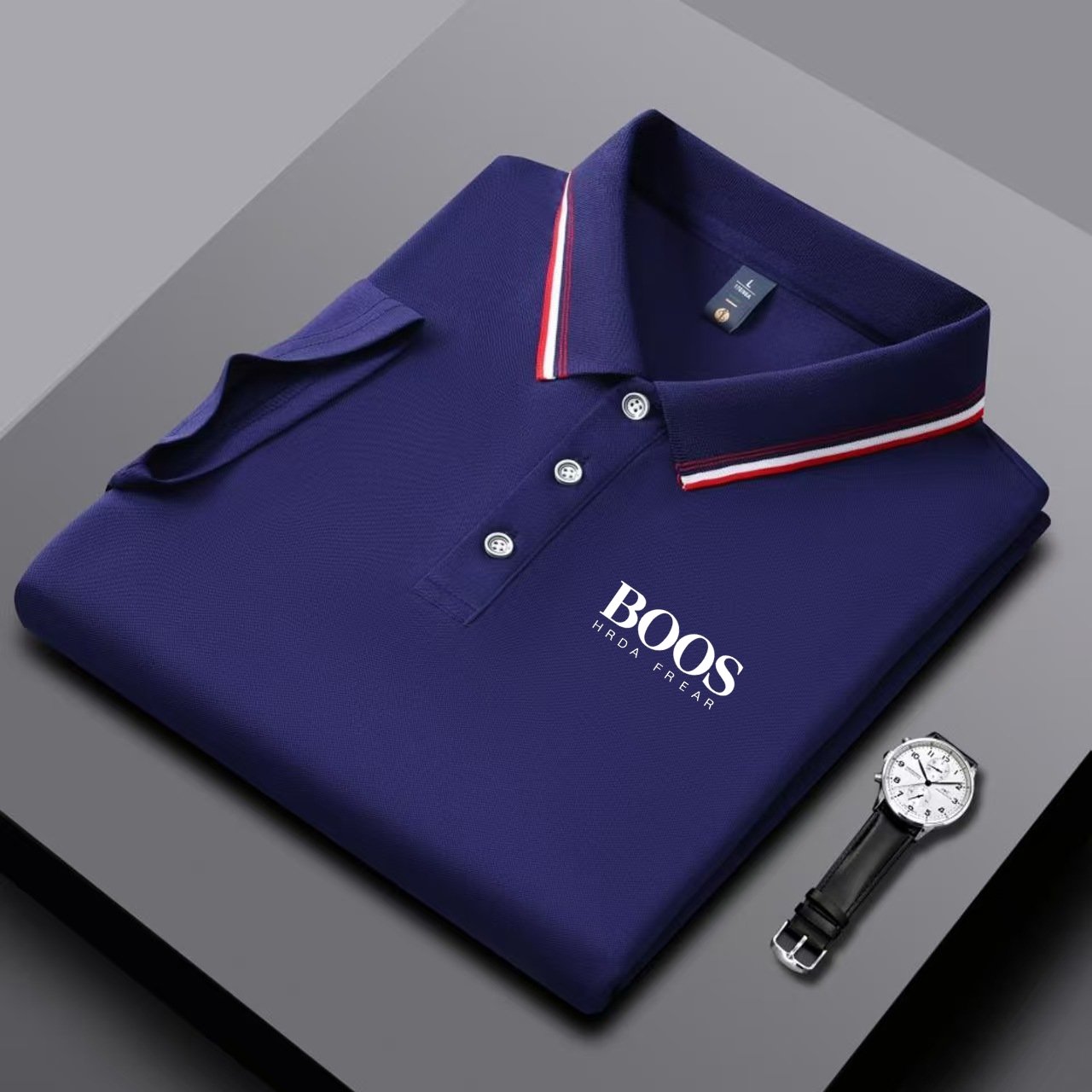 Sports Shirt Summer New Mens Short Sleeved Polo Shirt Fashion Design Golf Top Casual T-shirt