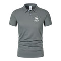 Sports Shirt 2026 new summer mens short sleeved polo shirt lightweight casual street wear lapel retro business