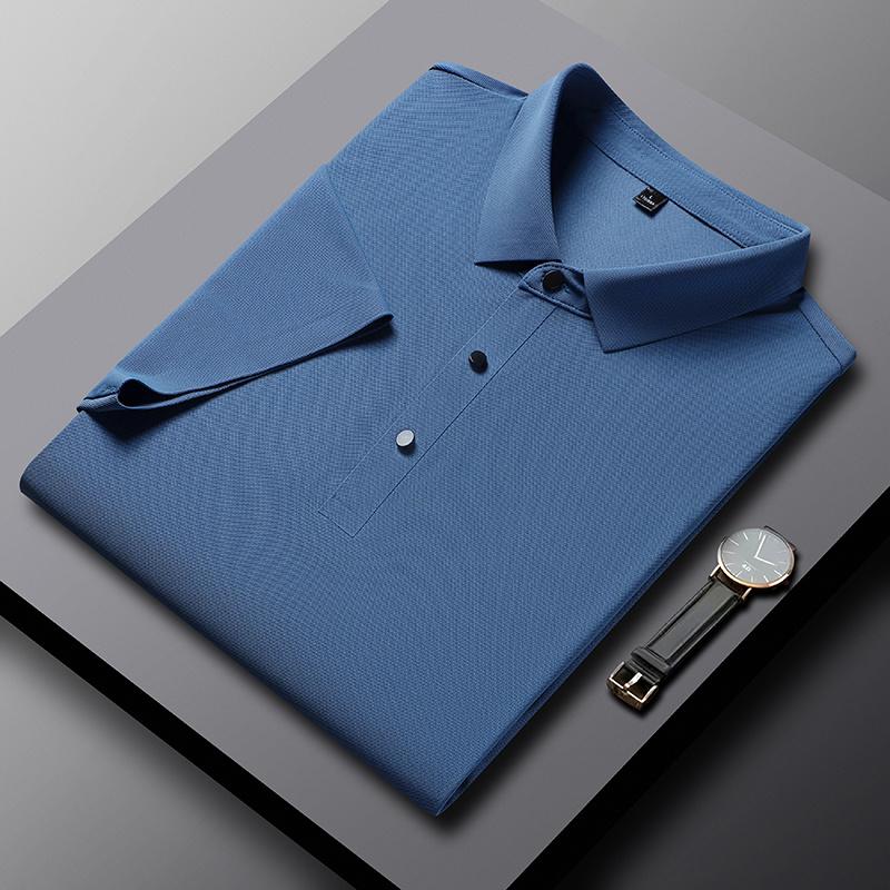 Sports Shirt YJKVUR 2026 Summer New Polo Shirt Men 3 Buttons Casual Work T Shirts Quick Dry Short Sleeve Golf