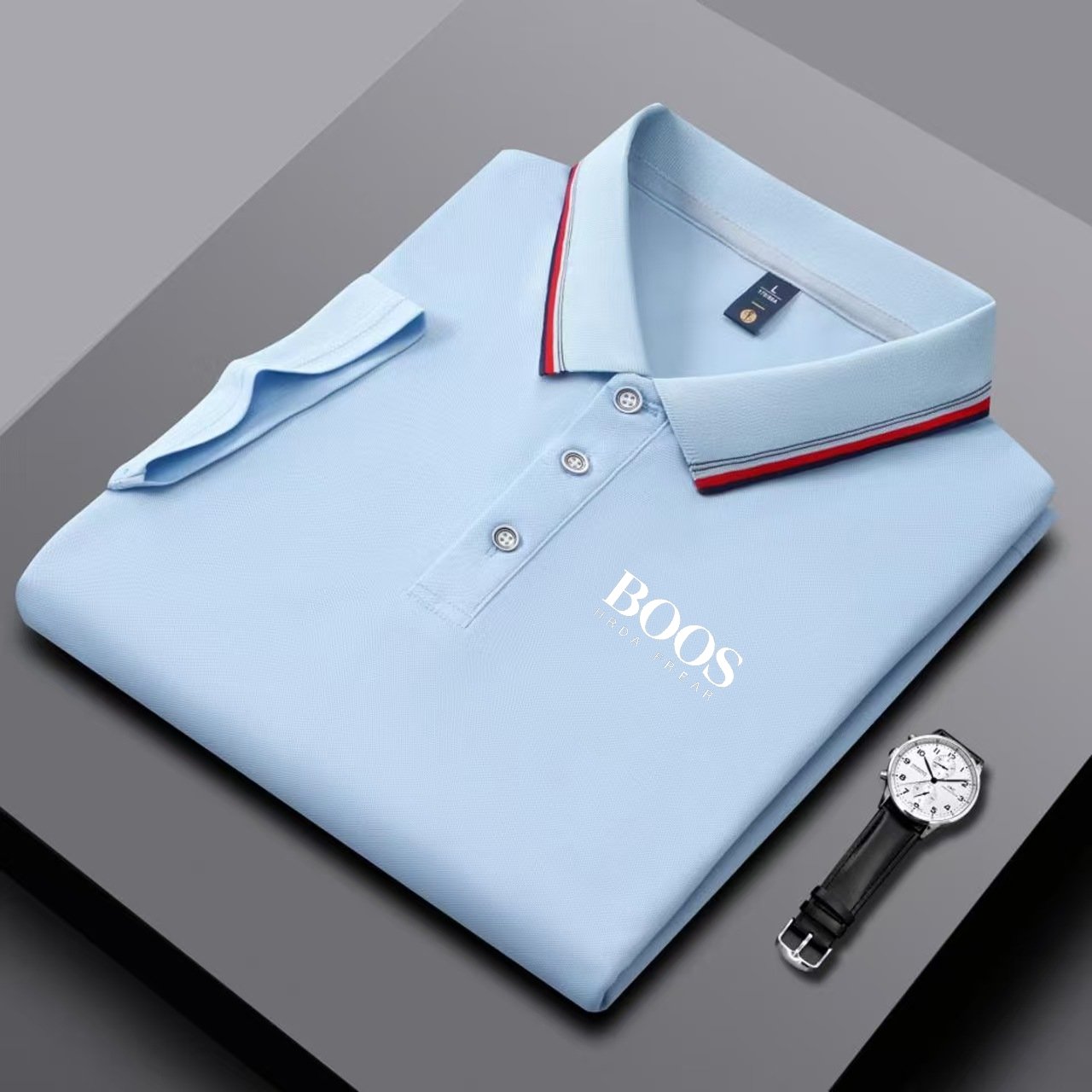 Sports Shirt Summer New Mens Short Sleeved Polo Shirt Fashion Design Golf Top Casual T-shirt