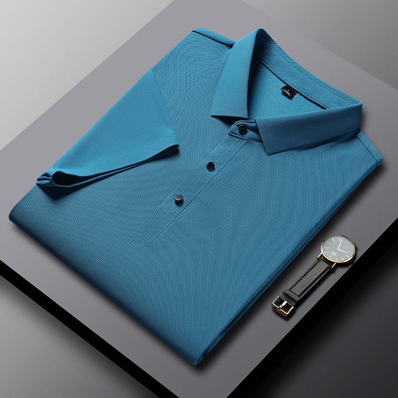 Sports Shirt YJKVUR 2026 Summer New Polo Shirt Men 3 Buttons Casual Work T Shirts Quick Dry Short Sleeve Golf