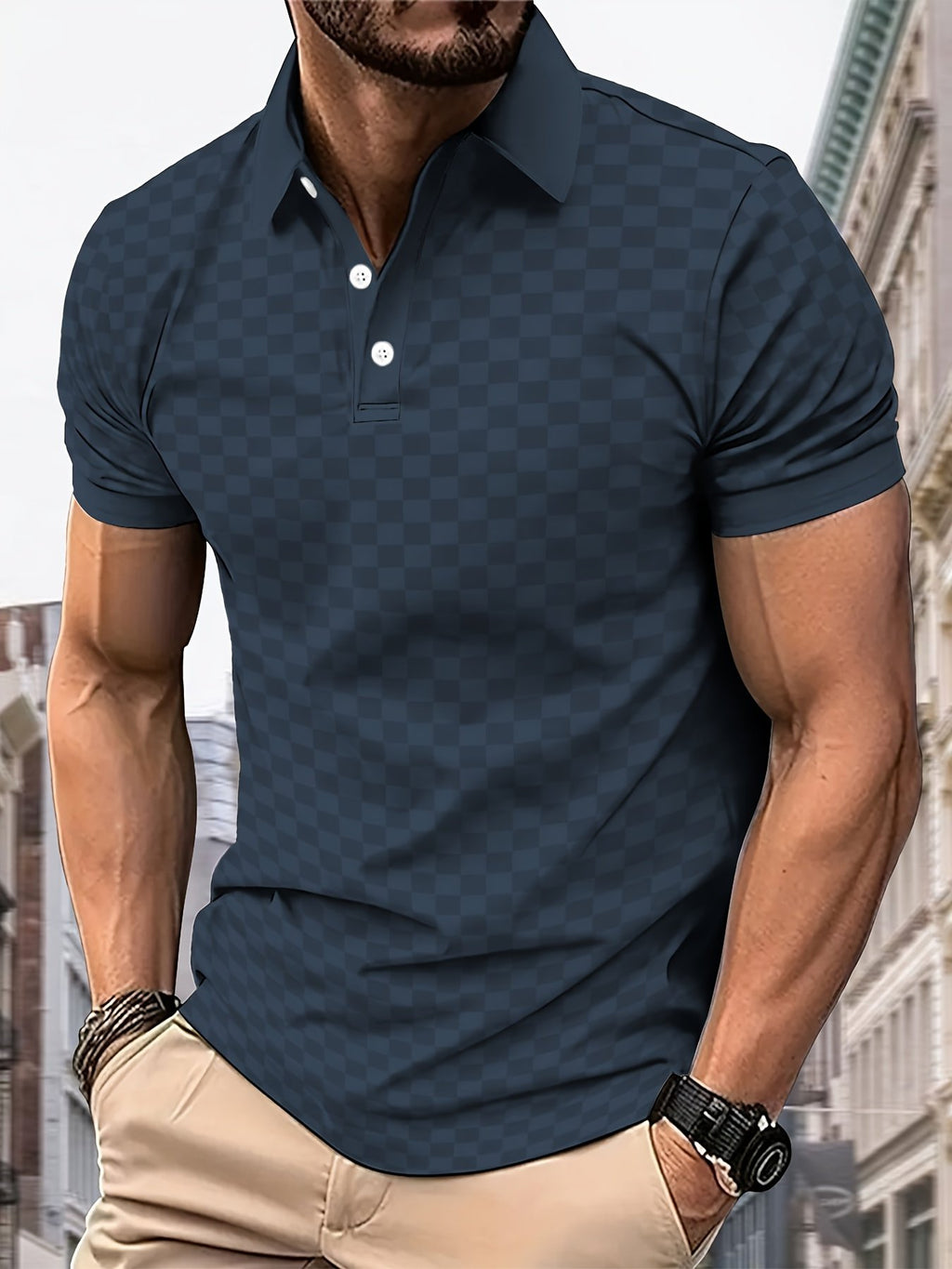 Sports Shirt 2026 Summer Mens Polo Shirt - 3D Printed Design Breathable Lightweight Stylish and Fashionable