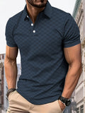 Sports Shirt 2026 Summer Mens Polo Shirt - 3D Printed Design Breathable Lightweight Stylish and Fashionable