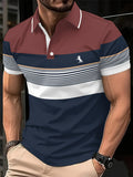 Sports Shirt 2026 Summer Mens Polo Shirt - 3D Printed Design Breathable Lightweight Stylish and Fashionable