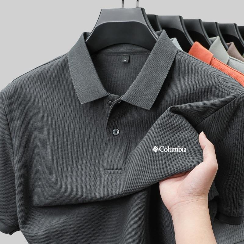 Sports Shirt Summer Mens 100 Cotton Luxury Short Sleeve Polo Shirt Exquisite Customized Embroidered Casual