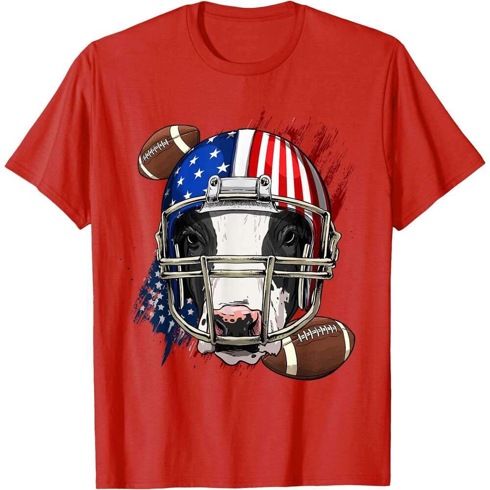 Sports Shirt 2026 Casual T shirt for Mens Cow American Jersey Cow Lovers USA Flag T-Shirt Shirts Tshirt Graphic