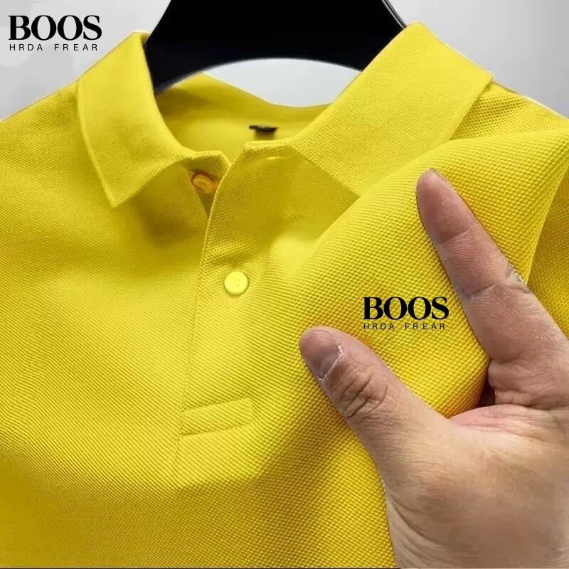 Sports Shirt New mens high-quality short sleeved polo shirt summer fashion casual comfortable breathable top