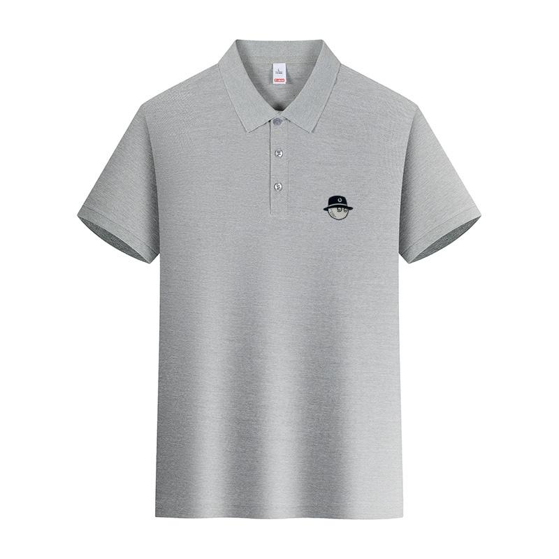 Sports Shirt 2026 new mens golf short sleeves polo shirt lapel printing ventilate t-shirt business leisure