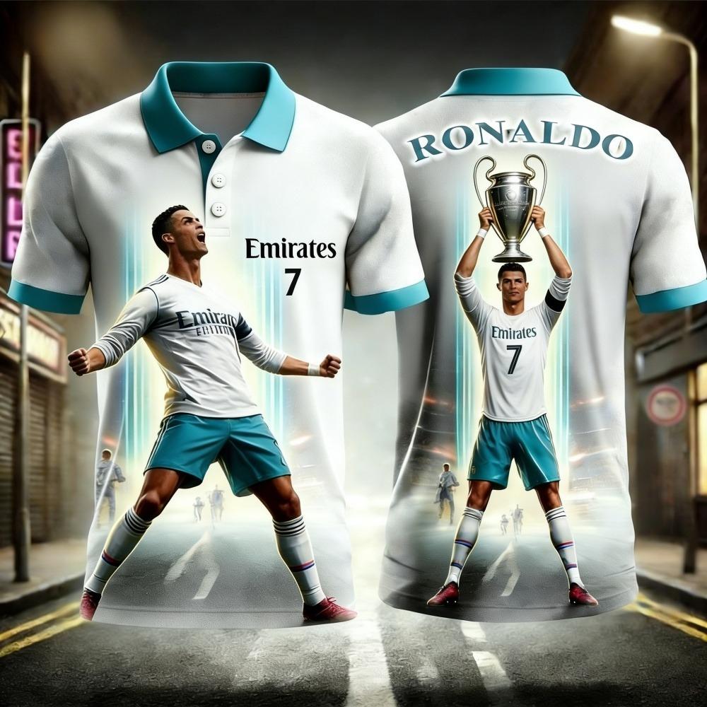 Sports Shirt 2026 Best-Selling Mens Summer Casual Polo Short-Sleeved Shirt - Fan Commemorative Edition -
