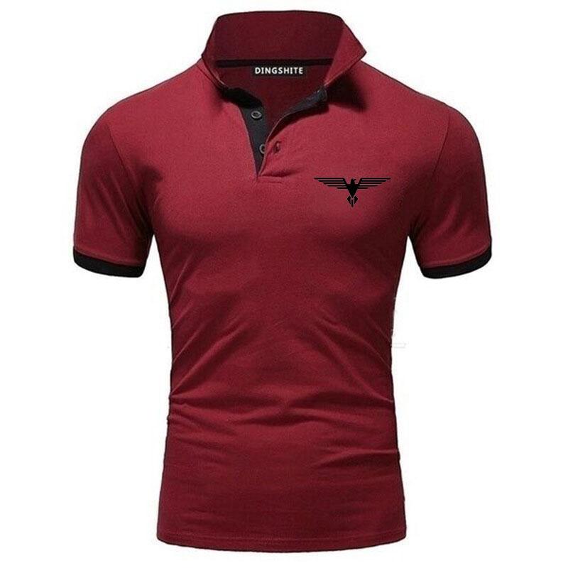 Sports Shirt Polo collar contrasting color shirt office fashionable new T-shirt polo shirt mens summer top