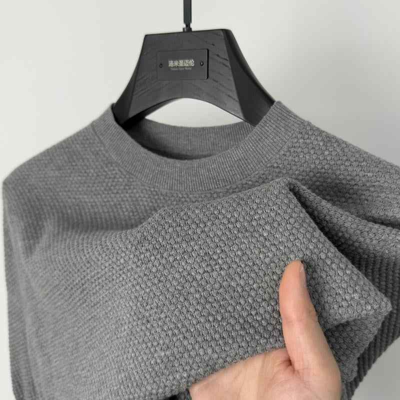 Sports Shirt 100 cotton high-quality knitted solid color short sleeved T-shirt mens new summer casual versatile