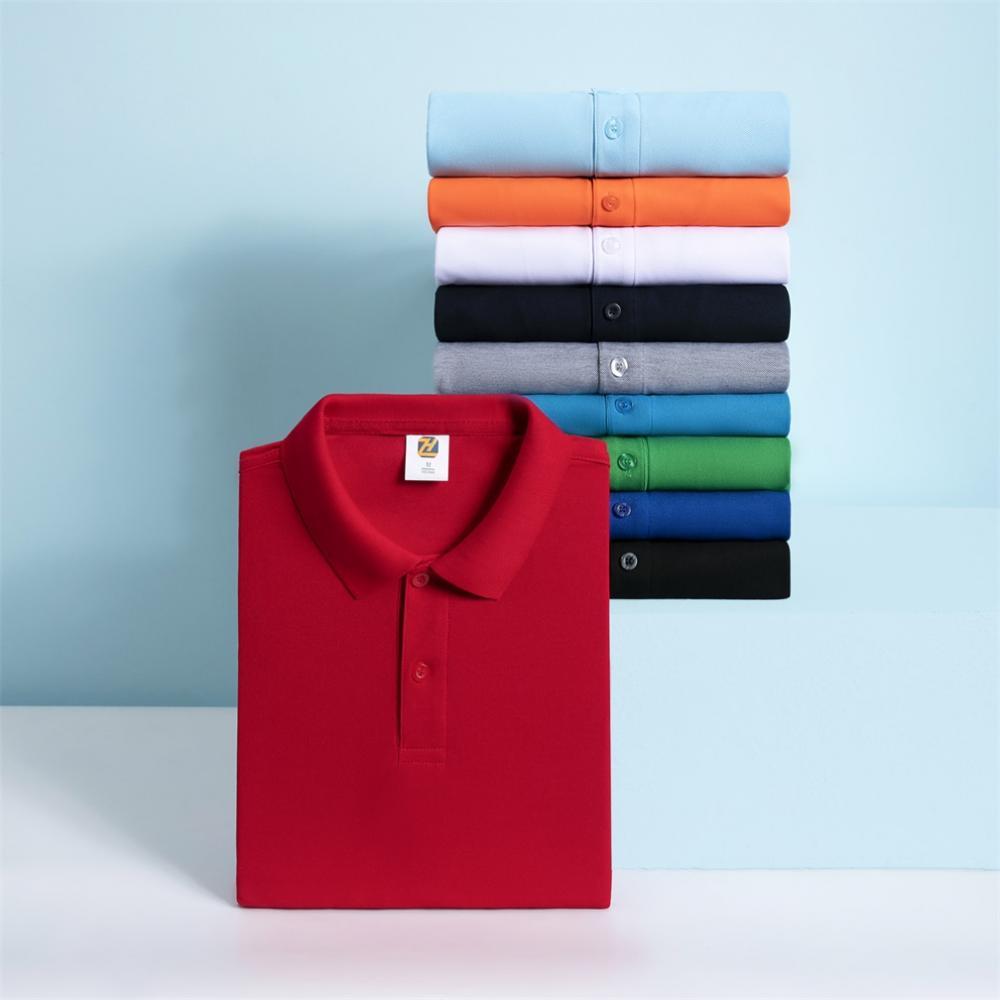 Sports Shirt Mens and Womens New Model Summer Solid Color Lapel Short-sleeved Casual Daily Outdoor Polo Shirt