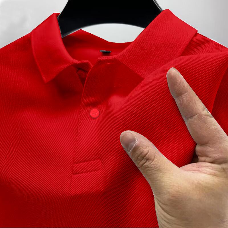 Sports Shirt 2026 New Hot Sale Mens Summer Casual Breathable Comfortable Polo Shirt Mens Solid Color High Quality