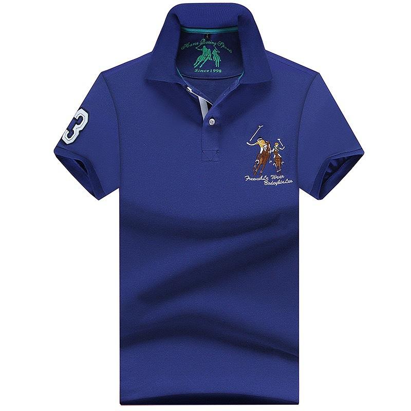 Sports Shirt Summer Polo Shirt Man Solid Plus Size Polo Shirt Men Casual Short Sleeve Lapel Button Shirt
