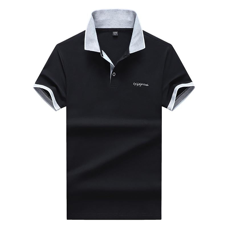 Sports Shirt Cotton Golf Polo Giraffe Shirt Men Quality Embroidery Summer Short Sleeve Polo Shirts Casual