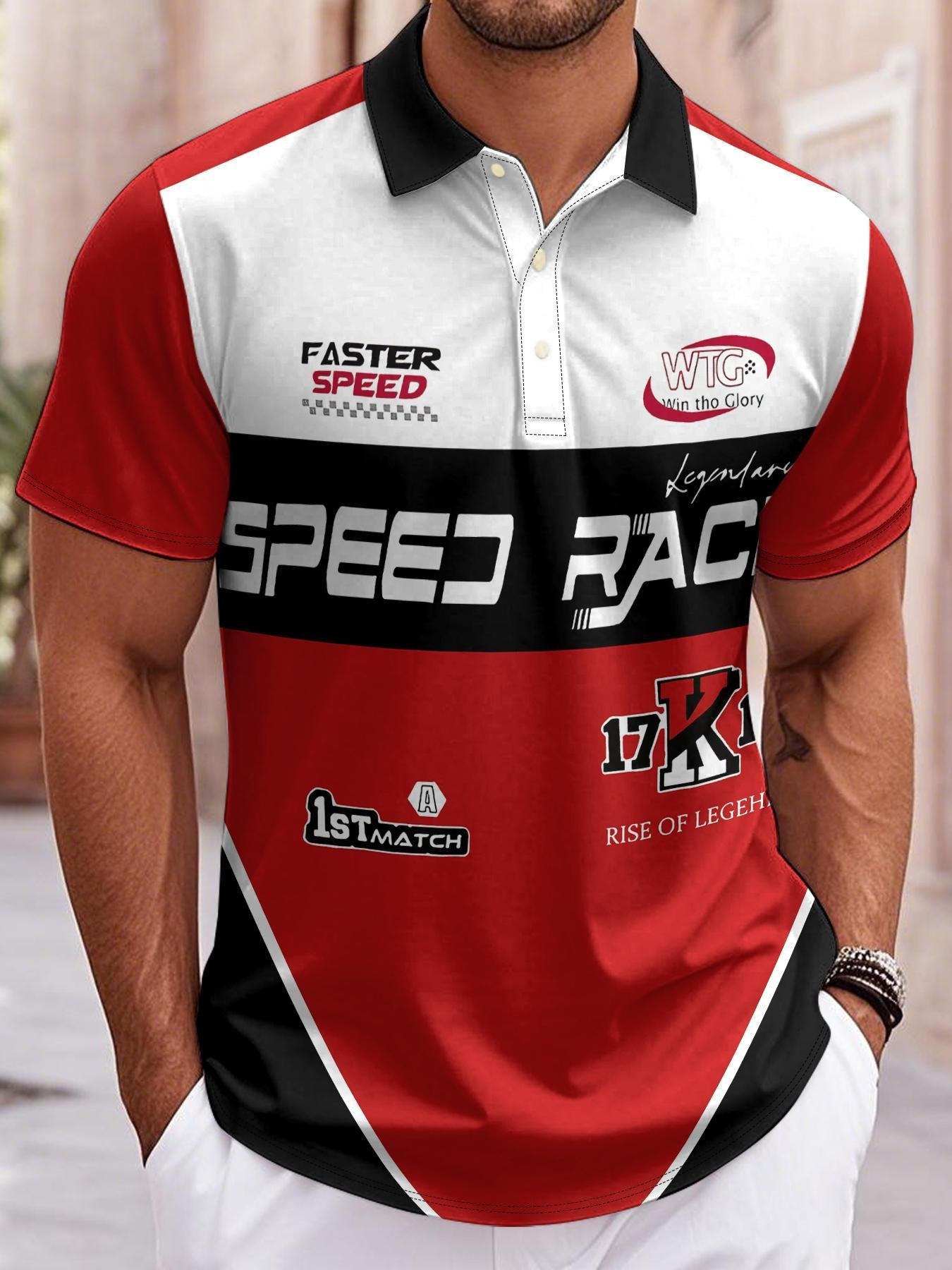 Sports Shirt 2026 Model Mens Business Polo Shirt - Business Sportswear - Comfortable Casual Wear - 3D Printing -