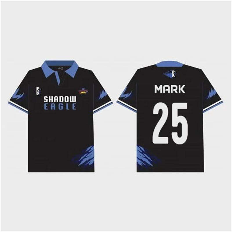 Sports Shirt 2026 Gmmtv Starlympic Futsal Shadow Eagle Short Sleeve Lapel Sports 4X100 Jersey Harajuku Fashion